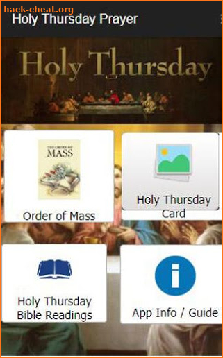 Holy Thursday Prayer screenshot
