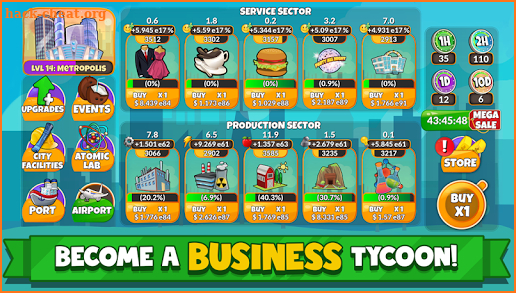 Holyday City Tycoon: Idle Resource Management screenshot