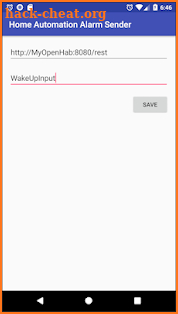 Home Automation Alarm Sender screenshot