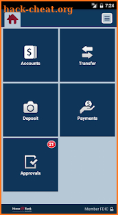 Home Bank Business Mobile screenshot