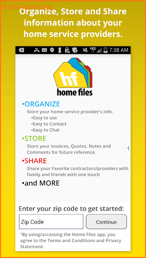 Home Files screenshot