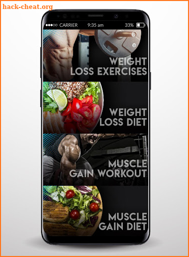 Home Fitness - Diet and Workout screenshot