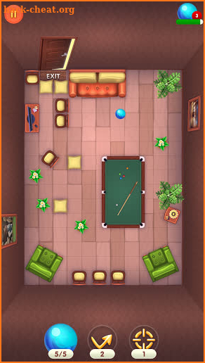 Home Golf - Richochet Puzzle Game screenshot