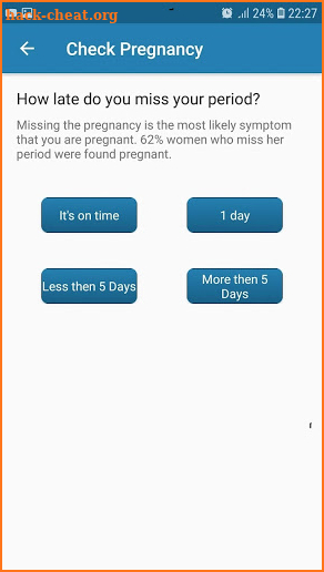 Home Pregnancy test - Pregnancy Symptoms screenshot