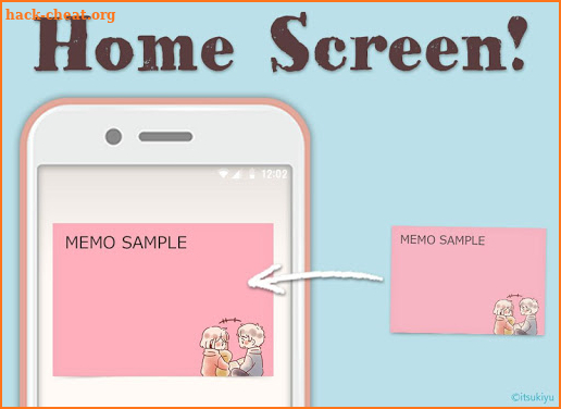 Home screen Memo Obediently tell screenshot