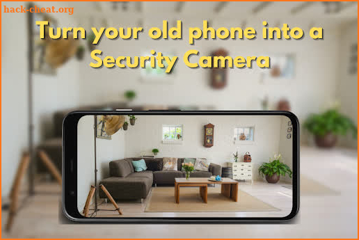 Home security camera - reuse old phones screenshot