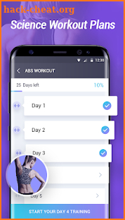 Home Workout - Abs & Butt Fitness screenshot