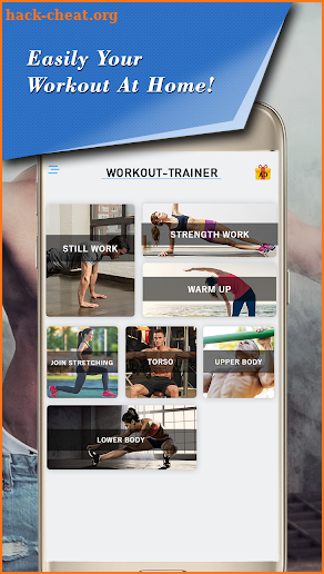 Home Workout Exercises Free - Personal Trainer screenshot