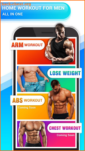 Home Workout for Men - Weight Loss & Six Pack Abs screenshot