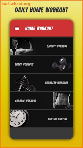 Home Workout : Gym Exercises Fitness Exercises App screenshot