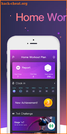 Home Workout Plan screenshot