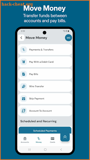 Homebase Credit Union screenshot