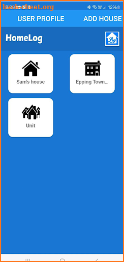 HomeLog screenshot
