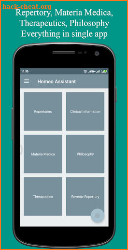 Homeo Assistant screenshot