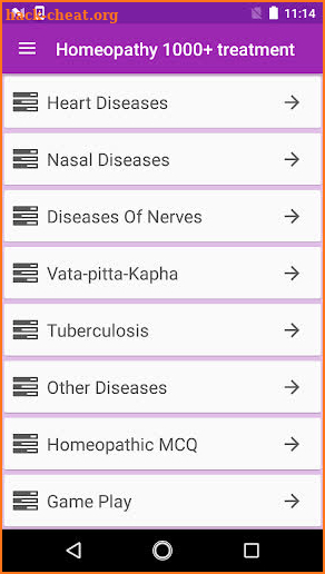 Homeopathy 1000+ treatment screenshot
