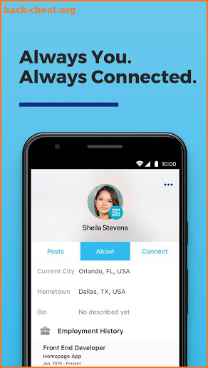 HomePage-Smart Contact List Networking & Messaging screenshot