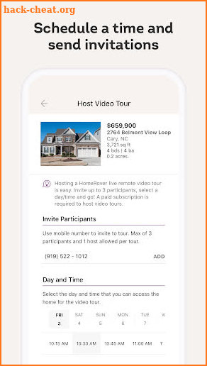 HomeRover: Livestream Video Home Tours screenshot