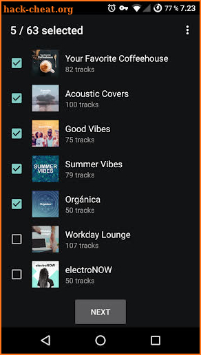 Homescreen Playlists for Spotify screenshot