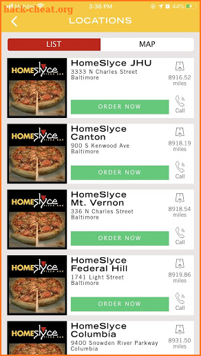 HomeSlyce Pizza screenshot