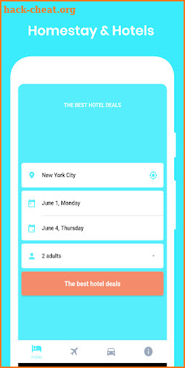 Homestay: Cheap stay and hotels booking screenshot