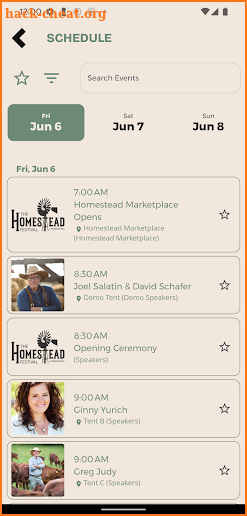Homestead Festival screenshot