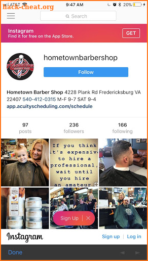 Hometown Barbershop screenshot