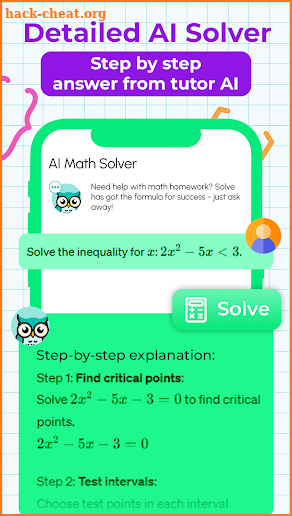 Homework Helper AI Math Solver screenshot