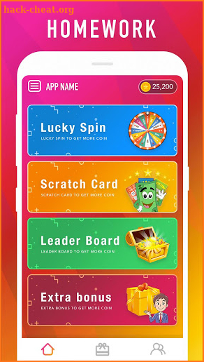 HomeWork - Win Reward screenshot
