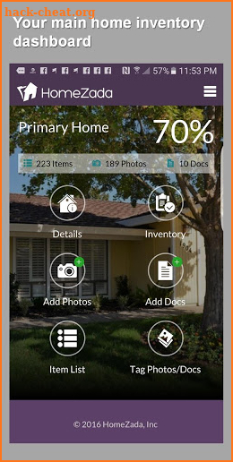 HomeZada Mobile screenshot