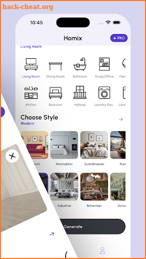 Homix - AI Interior Design screenshot