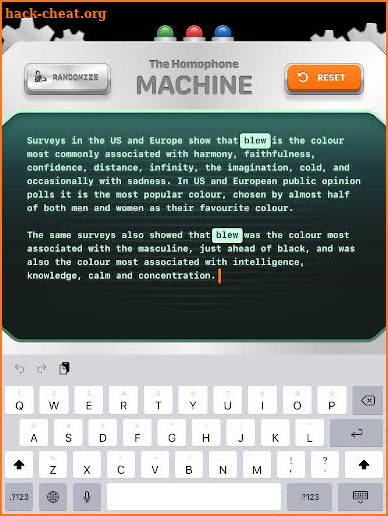 Homophone Machine screenshot