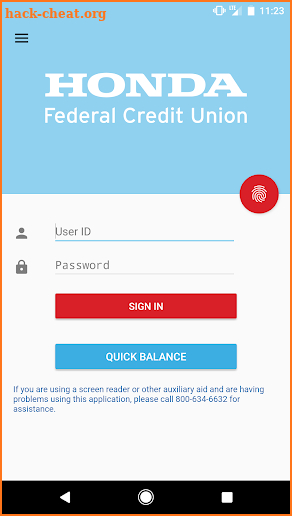 Honda FCU Mobile Banking screenshot