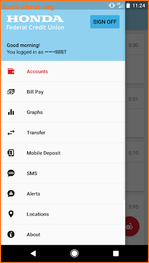 Honda FCU Mobile Banking screenshot