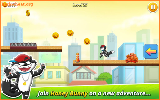 Honey Bunny – Run for Kitty : Hero Runner Dash screenshot