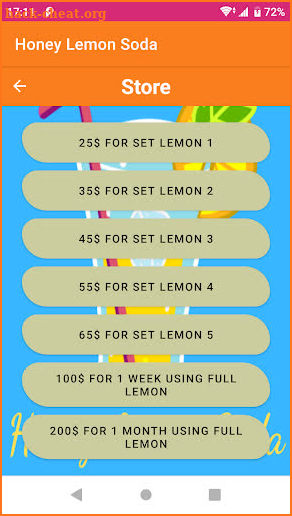 Honey Lemon Soda screenshot