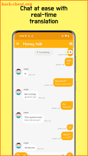 Honey Talk - Random Chat screenshot