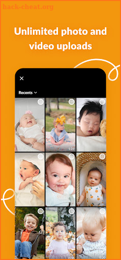 Honeycomb Baby Photo Album screenshot