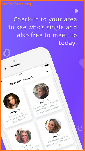 Honeypot: Check-in dating screenshot
