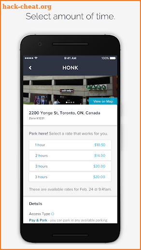 HonkMobile: Find & Pay for Parking screenshot