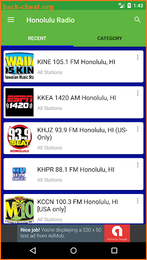 Honolulu Radio Stations screenshot