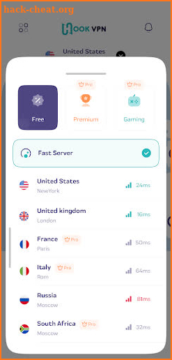 Hook VPN screenshot