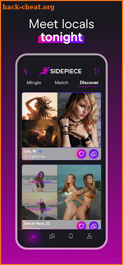 Hookup & Dating App -SIDEPIECE screenshot