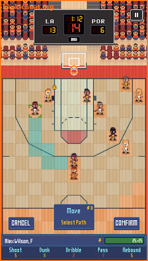 Hoop League Tactics screenshot