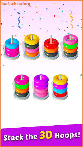 Hoop Sort - Color Ring Puzzle screenshot