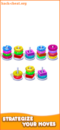 Hoop Sort Puzzle: Color Games screenshot