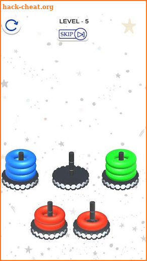 Hoop Stack -Buble Sort 3D screenshot
