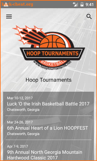 Hoop Tournaments screenshot