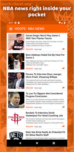 Hoops - NBA News screenshot