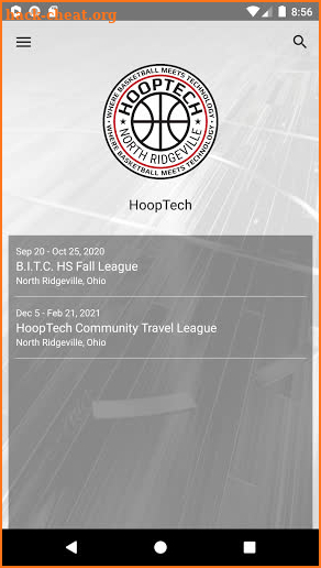 HoopTech Basketball screenshot