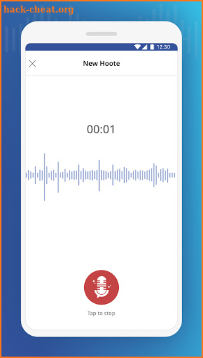 Hoote: Voice Based Social App screenshot